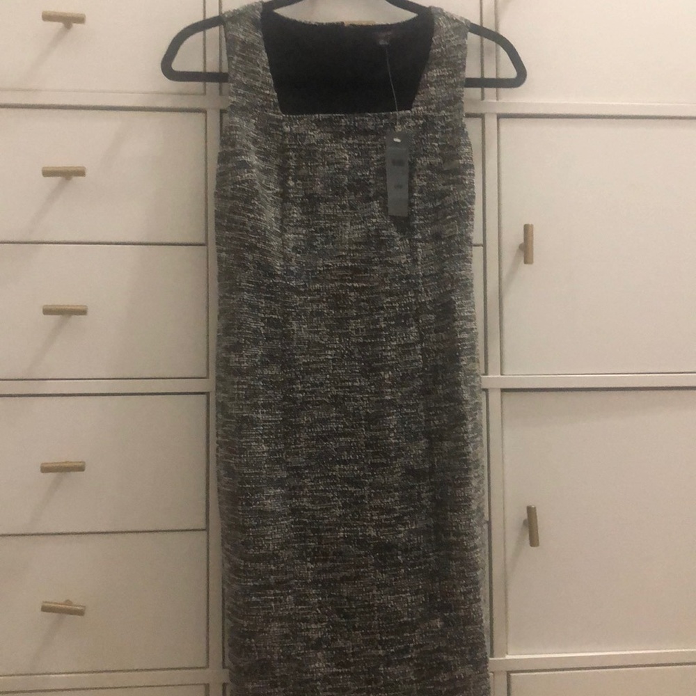 NWT Ann Taylor Dress Black and Grey